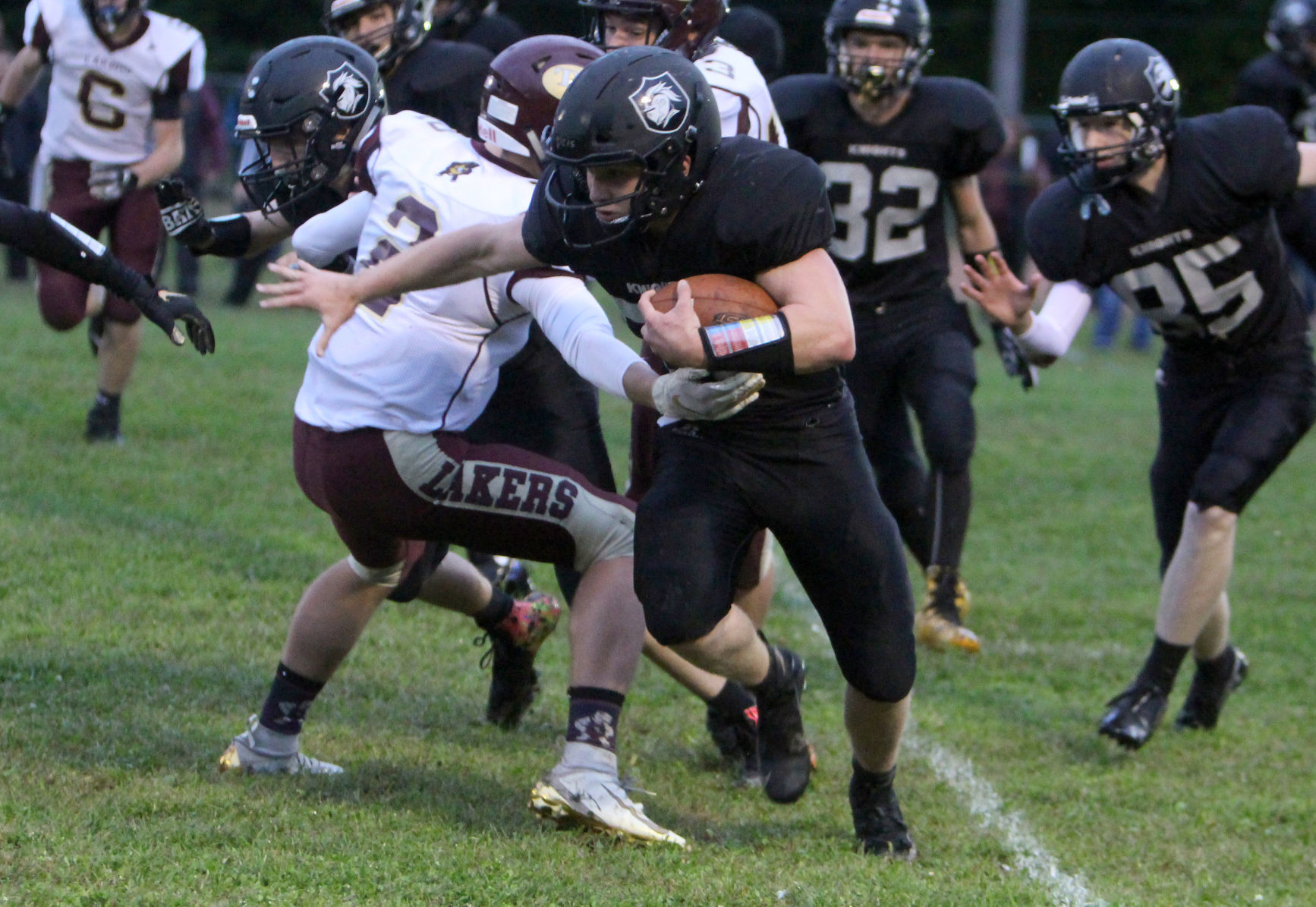 Turtle Lake at Lake Holcombe/Cornell football 9-13-19